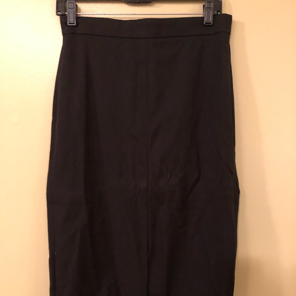 Banana republic black pencil skirt